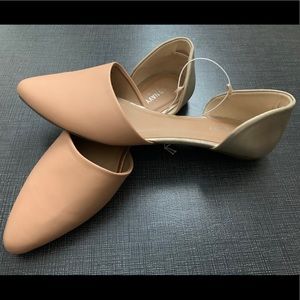 NWT ✨ Blush Pink & Gold Flats